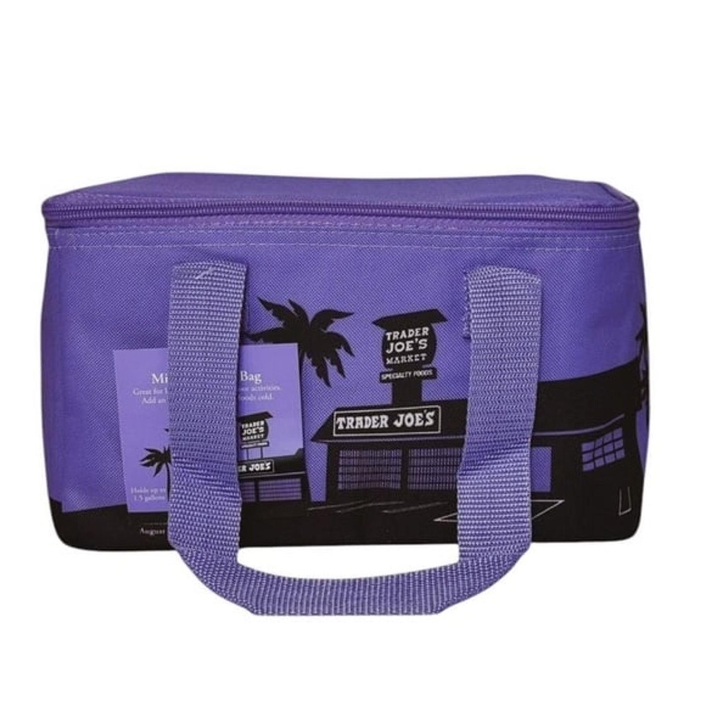 Trader Joe's Mini Insulated Bag Lavender